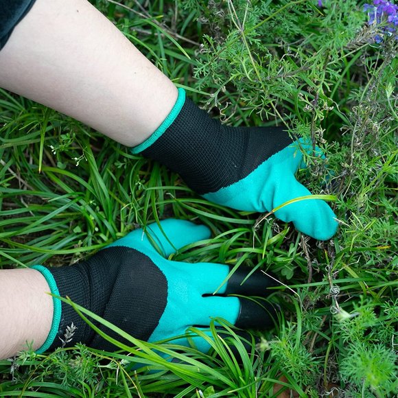 Garden Gloves with Claws Smooth Yard Work - Picture 7 of 13